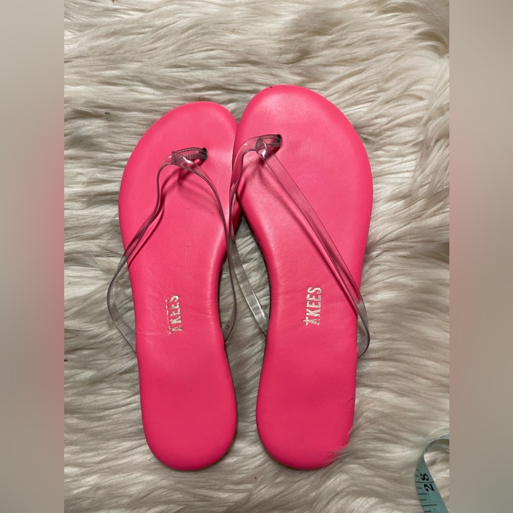 TKEES Pink Flip Flop Sandals